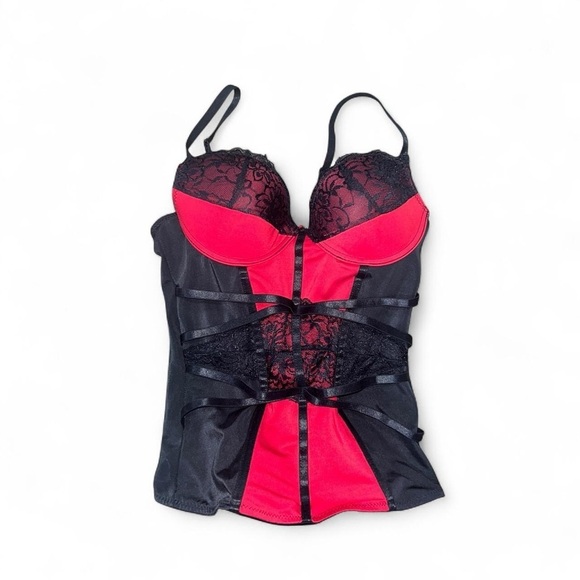 Spirit Red and Black Lace Chemise - Picture 1 of 3